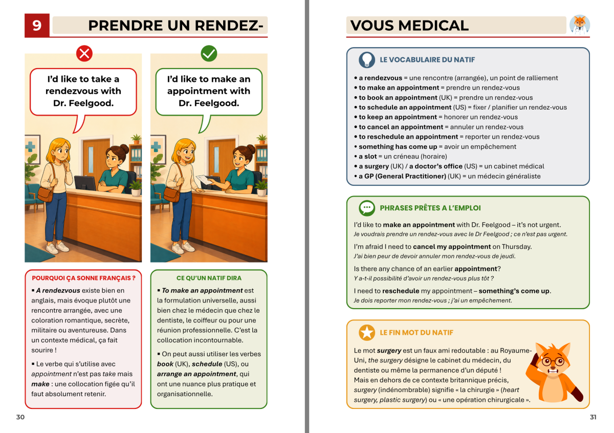 Prendre un rendez-vous médical